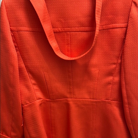 Tahari Vibrant Red Blazer with Gold Accents - Picture 10 of 11